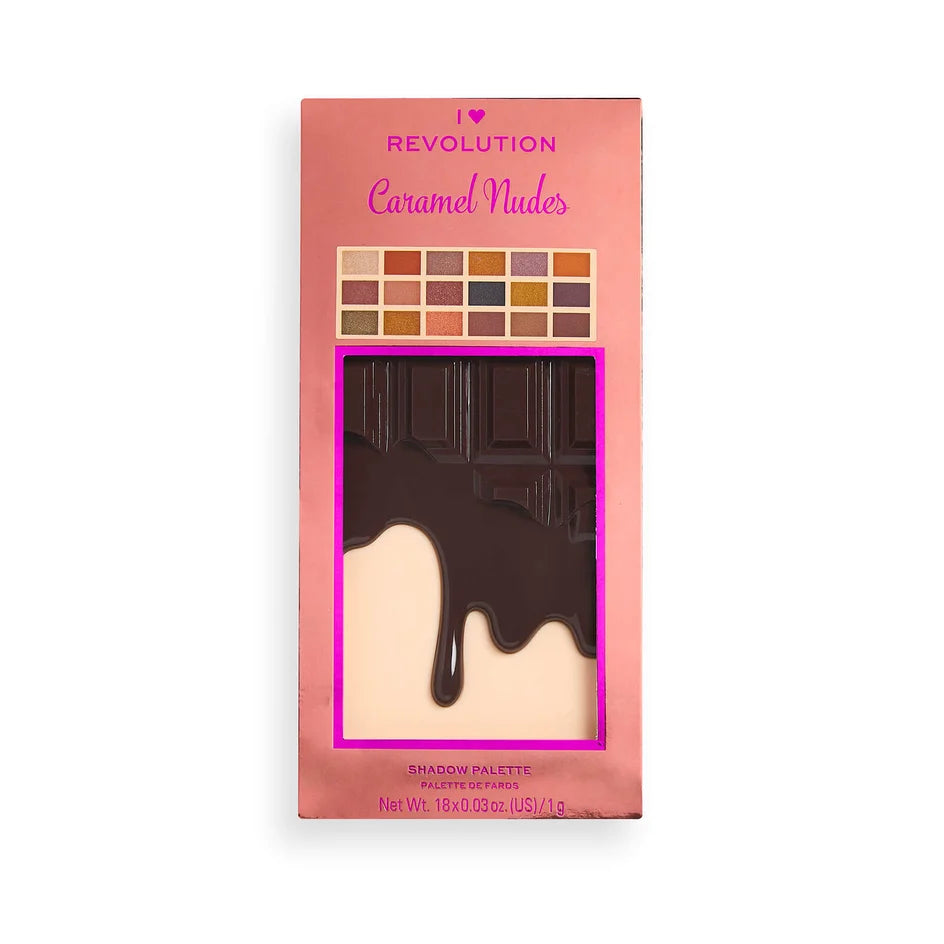 I Heart Revolution – Caramel Nudes Chocolate Eyeshadow Palette